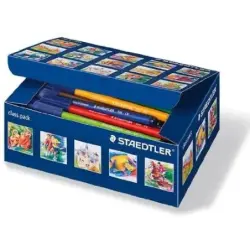 Staedtler Noris 326 Pack de 100 Rotuladores de Punta Fina - Trazo 1mm Aprox - Tinta Base de Agua - Colores Surtidos | Ahorro Imp