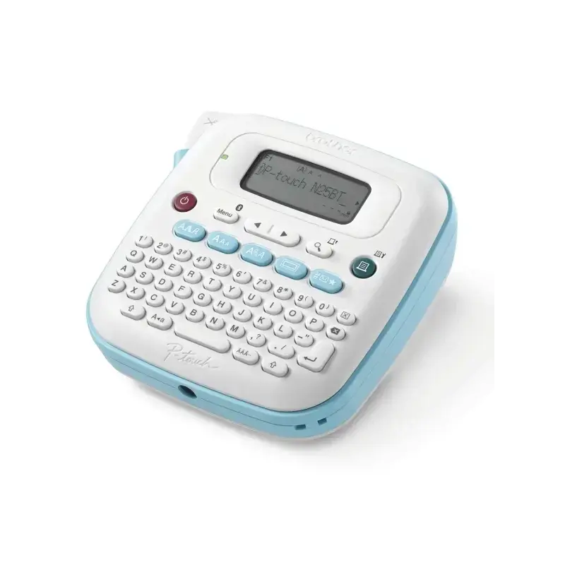 Brother PT-N25BT Rotuladora Electronica de Sobremesa Portatil Bluetooth - Pantalla LCD - 3 Tipos de Letra, 15 Marcos y 250 Simbo
