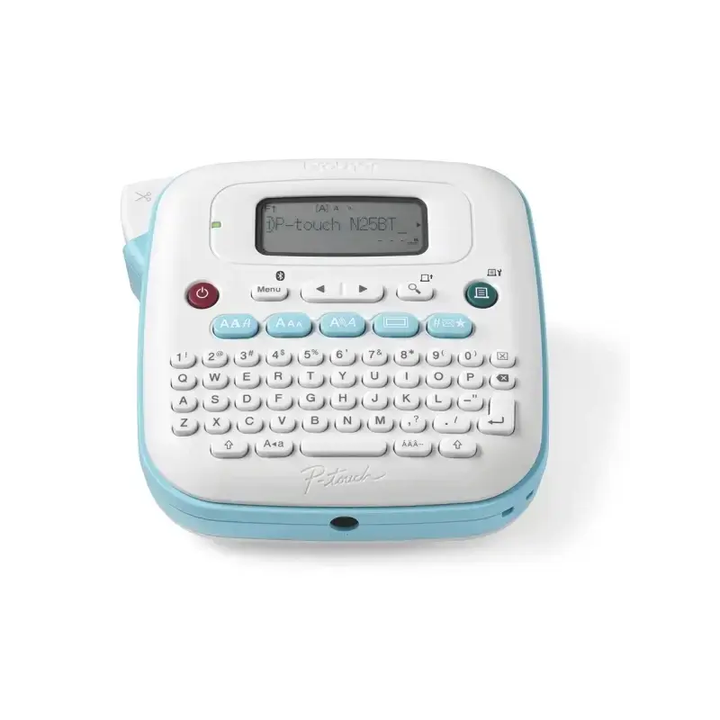 Brother PT-N25BT Rotuladora Electronica de Sobremesa Portatil Bluetooth - Pantalla LCD - 3 Tipos de Letra, 15 Marcos y 250 Simbo