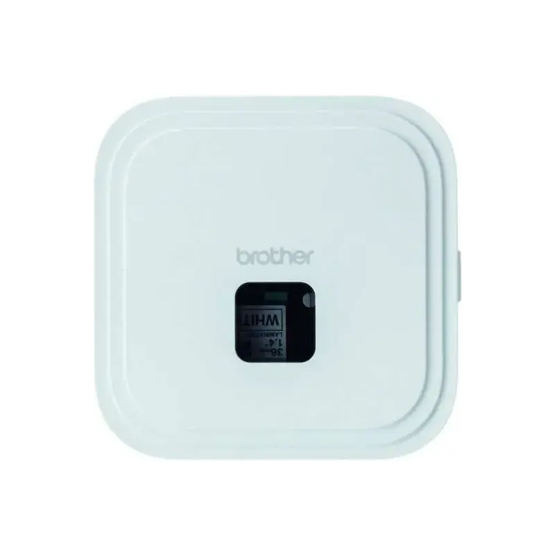 Brother PT-P910BT Cube Rotuladora Electronica Portatil Bluetooth - Ancho Max. 36mm - Bateria Recargable - Color Blanco