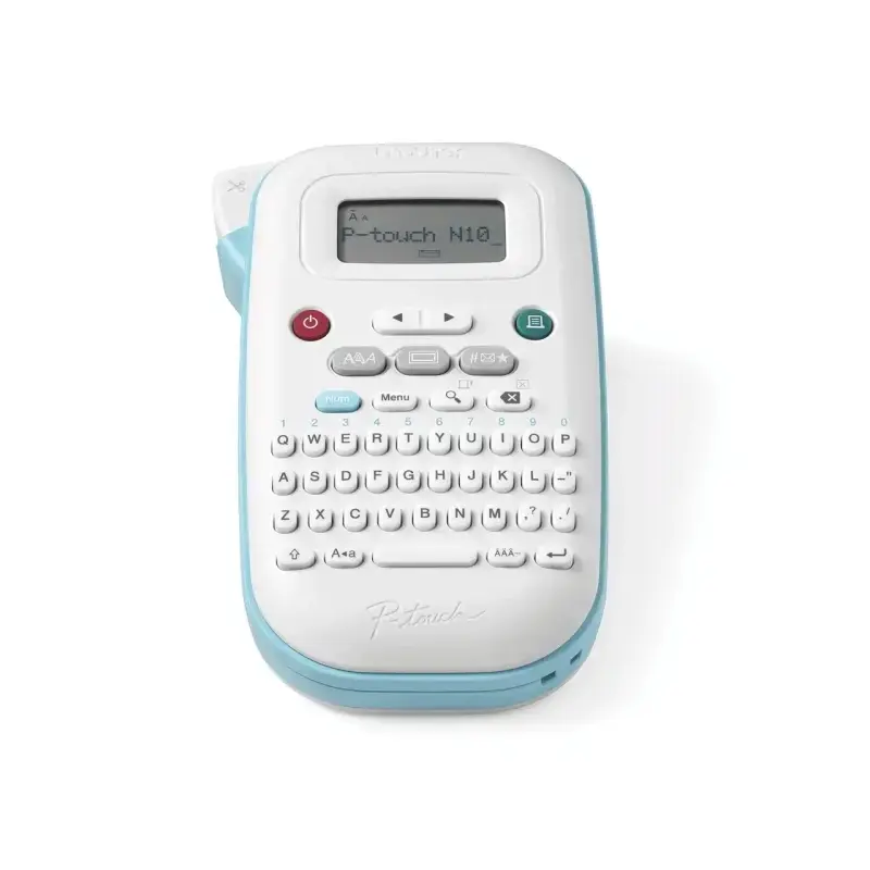 Brother PT-N10 Rotuladora Electronica de Sobremesa Portatil - Pantalla LCD - 3 Tipos de Letra, 10 Marcos y 250 Simbolos - Ancho
