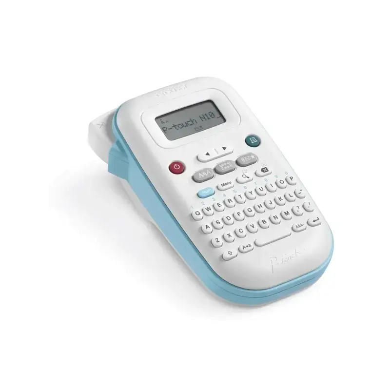 Brother PT-N10 Rotuladora Electronica de Sobremesa Portatil - Pantalla LCD - 3 Tipos de Letra, 10 Marcos y 250 Simbolos - Ancho