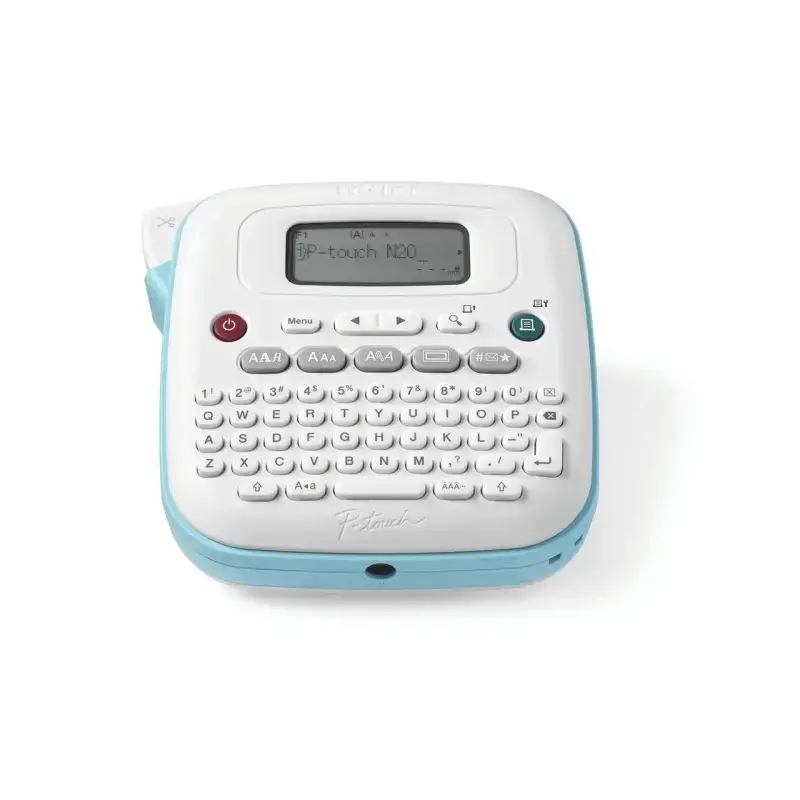 Brother PT-N20 Rotuladora Electronica de Sobremesa Portatil - Pantalla LCD - 3 Tipos de Letra, 15 Marcos y 250 Simbolos - Ancho