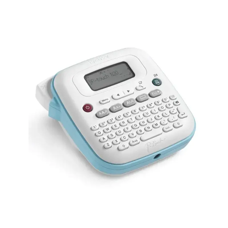Brother PT-N20 Rotuladora Electronica de Sobremesa Portatil - Pantalla LCD - 3 Tipos de Letra, 15 Marcos y 250 Simbolos - Ancho