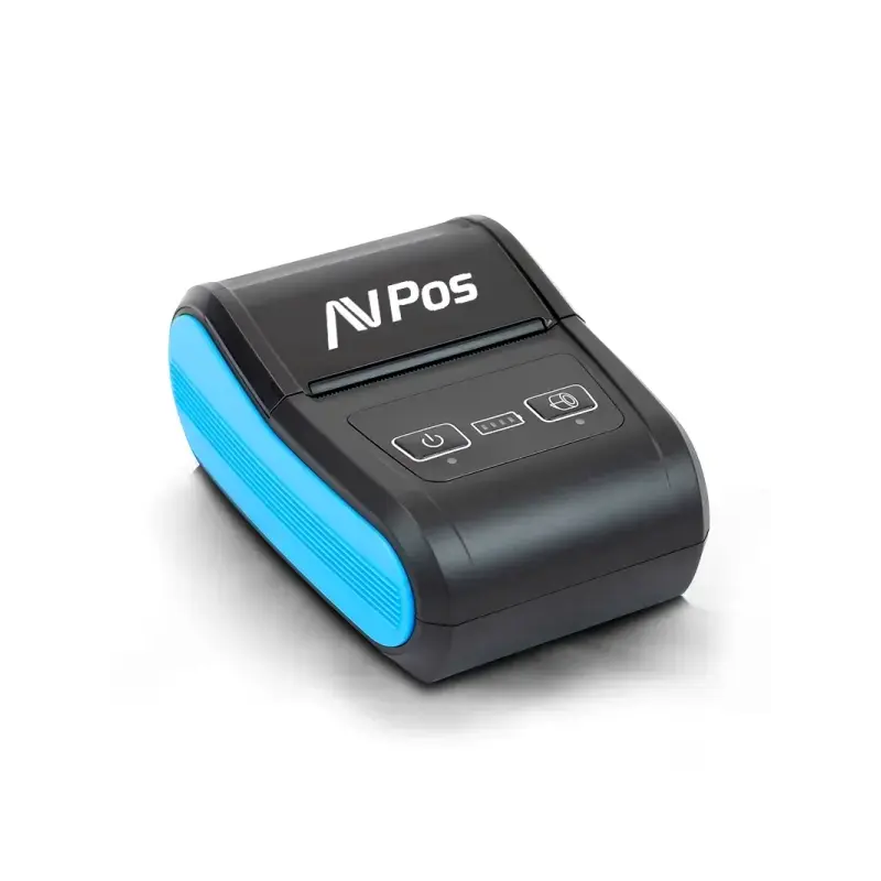 AVPos Impresora Termica Portatil de Tickets MP580R - 58mm - Velocidad 90 mm/s - BT y USB-C - Color Negro