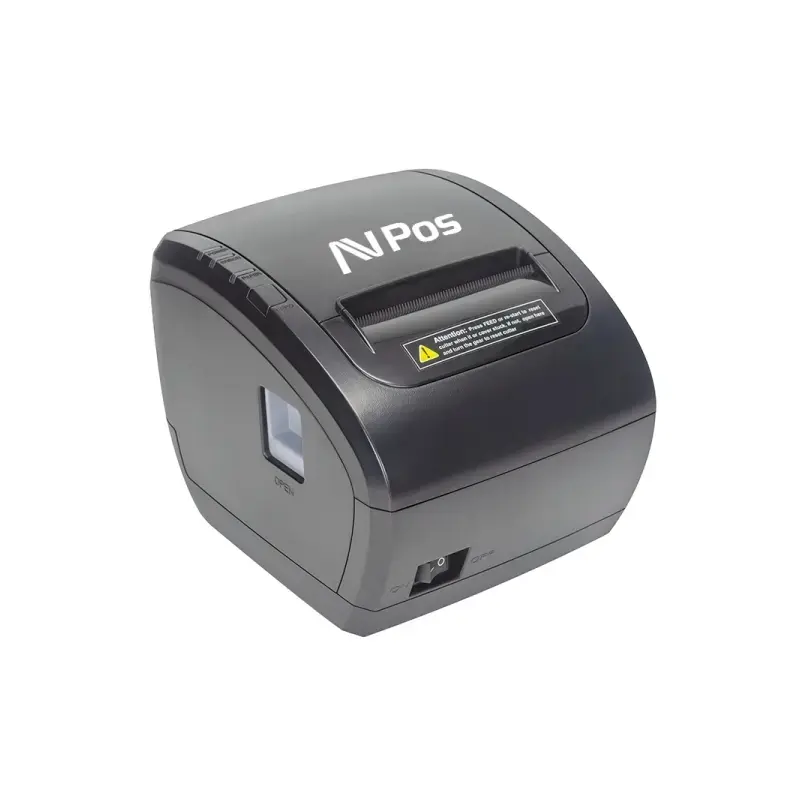 AVPos TC90W Impresora Termica Tickets - Velocidad 300mm/s - Autocorte Parcial - USB, WIFI y LAN - Color Negro