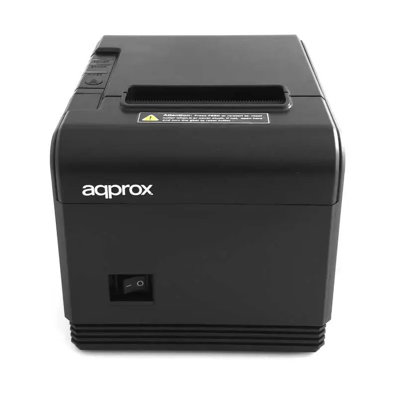 Approx Impresora Termica de Recibos - Resolucion 203dpi - Velocidad 300mm/s - USB, RJ-45, RS232 y RJ11 - Auto-Corte y Corte Manu
