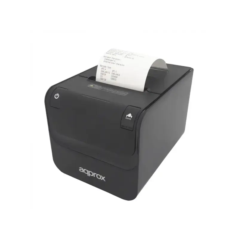 Approx Impresora Termica de Recibos WiFi - Resolucion 203dpi - Velocidad 250mm/s - USB, RJ11 - Auto-Corte y Corte Manual