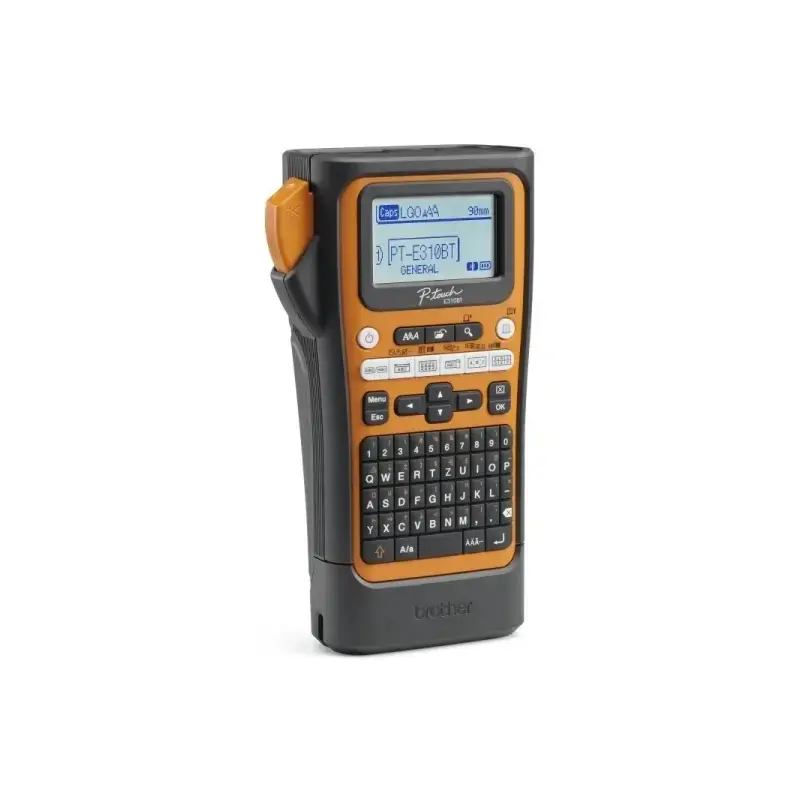 Brother PT-E310BTVP Rotuladora Electronica Bluetooth 5.0, USB - Pantalla LCD 180x180dpi - Velocidad de Impresion 20 mm/s - Ancho