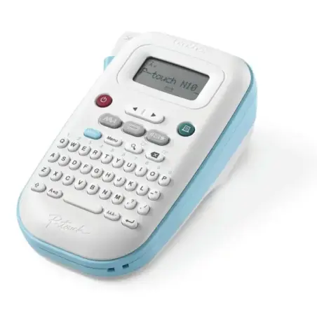 Brother PT-N10 Rotuladora Electronica de Sobremesa Portatil - Pantalla LCD - 3 Tipos de Letra, 10 Marcos y 250 Simbolos - Ancho