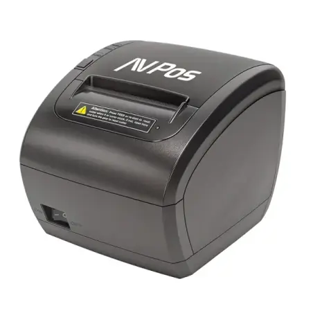 AVPos TC90W Impresora Termica Tickets - Velocidad 300mm/s - Autocorte Parcial - USB, WIFI y LAN - Color Negro