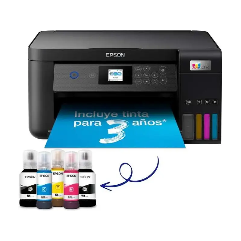 Epson EcoTank ET2870 Impresora Multifuncion Color WiFi 33ppm - Pantalla LCD Color