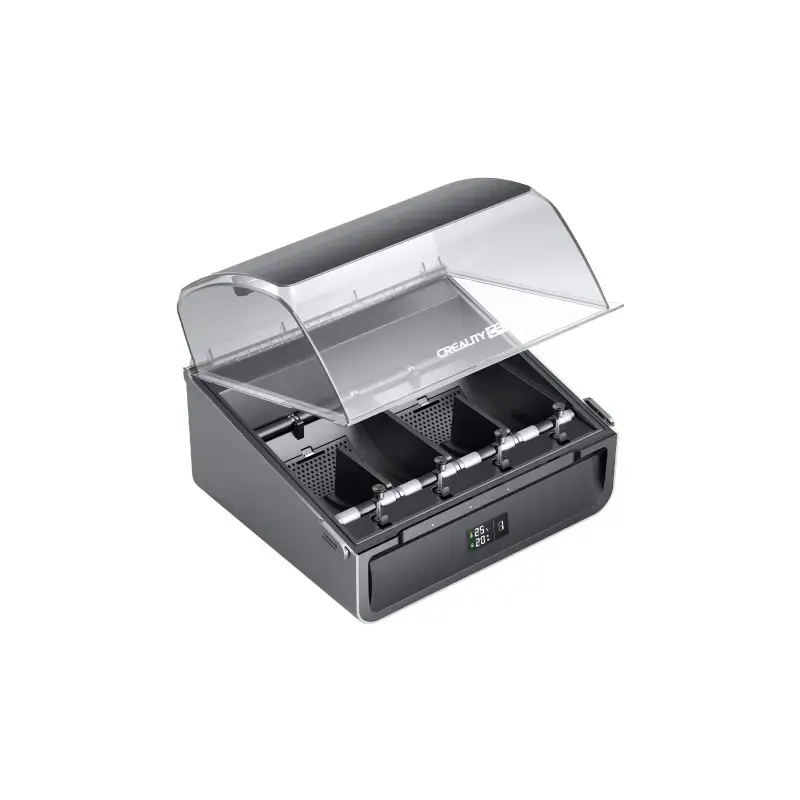 Creality CFS Sistema de Gestion de Filamentos - Capacidad para 4 Rollos - Almacenamiento de Filamentos a Prueba de Humedad - Det