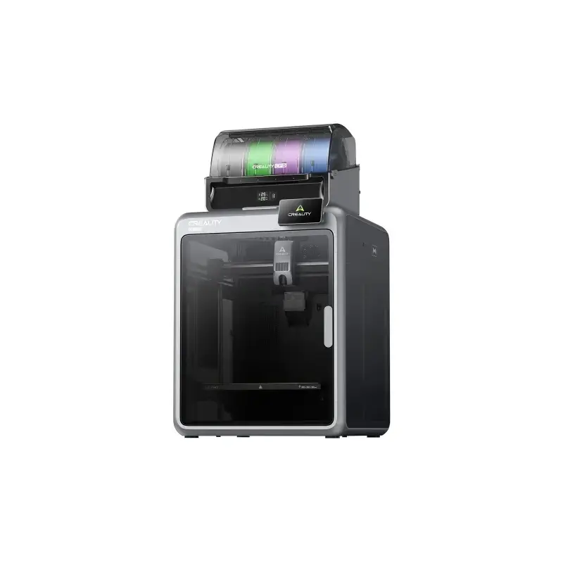 Creality K2 Pro Combo Impresora 3D Cerrada + Unidad CFS - Volumen 30x30x30cm - Impresion de Alta Velocidad de 600mm/s - Doble Ca