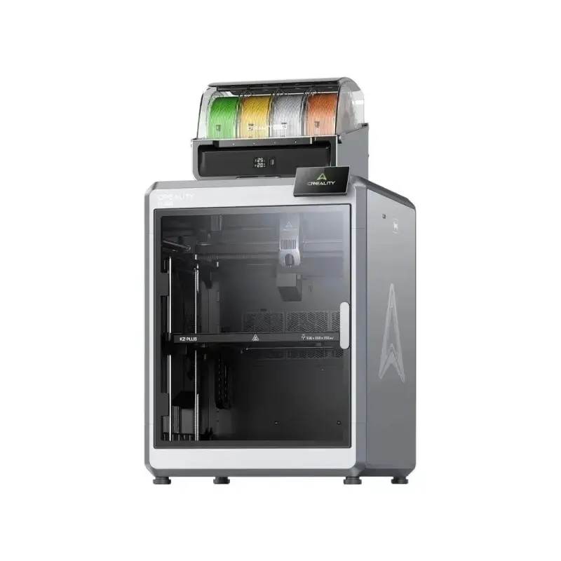 Creality K2 Plus Combo Impresora 3D Cerrada + Unidad CFS - Volumen 35x35x35cm - Impresion de Alta Velocidad de 600mm/s - Camaras