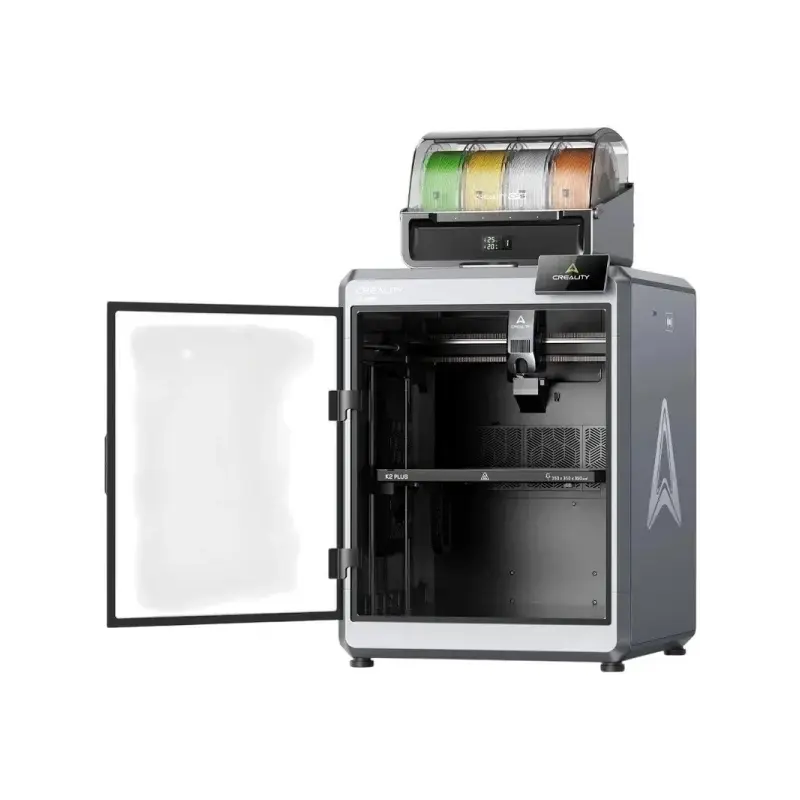 Creality K2 Plus Combo Impresora 3D Cerrada + Unidad CFS - Volumen 35x35x35cm - Impresion de Alta Velocidad de 600mm/s - Camaras