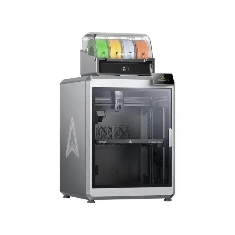 Creality K2 Plus Combo Impresora 3D Cerrada + Unidad CFS - Volumen 35x35x35cm - Impresion de Alta Velocidad de 600mm/s - Camaras