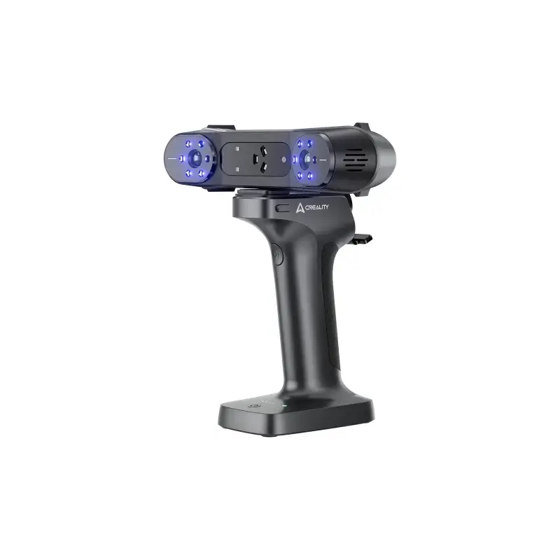 Creality CR-Scan RaptorX Escaner 3D Hibrido Inalambrico WiFi6 - 34+7 Lineas de Laser Azul - Precision Laser: 0,02mm, NIR 0,05mm
