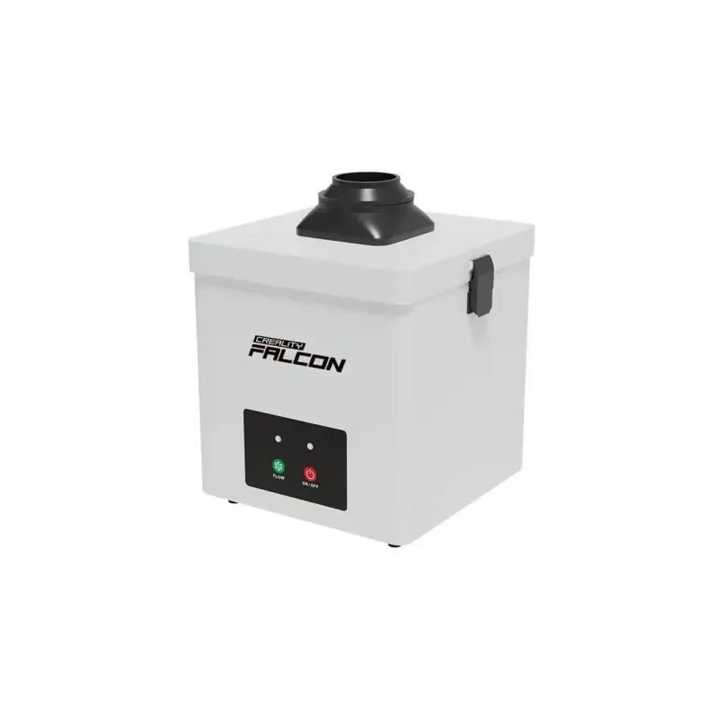 Creality Falcon Purificador de Humo Sobremesa - Precision de Filtracion de Hasta 0,03 μm - 180W y Tres Velocidades - Menos de 55