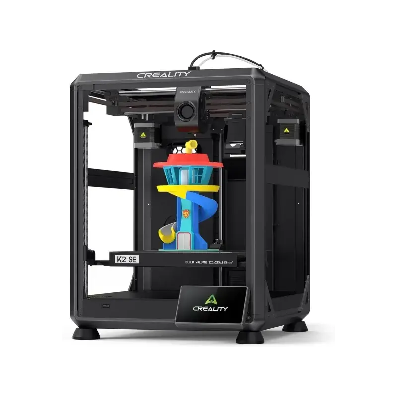 Creality K2 SE Combo Impresora 3D Abierta - Tamaño 22x21.5x24.5cm - Cuerpo de Aluminio Aeroespacial - Interfaz de Usuario Inteli