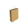 Bismark Bolsa de Papel Kraft - Medidas 32x10x24cm - Color Marron
