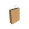 Bismark Bolsa de Papel Kraft - Medidas 37x12x27cm - Color Marron