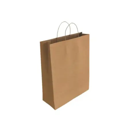 Bismark Bolsa de Papel Kraft - Medidas 40x14x32cm - Color Marron