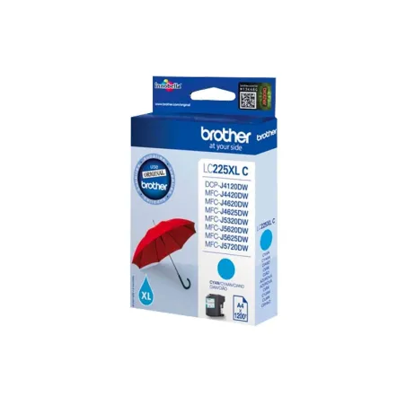 Brother LC 225XL Cyan Cartucho Original | Ahorro Imprimiendo