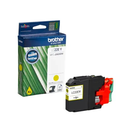 Brother LC 22E Amarillo Cartucho Original | Ahorro Imprimiendo