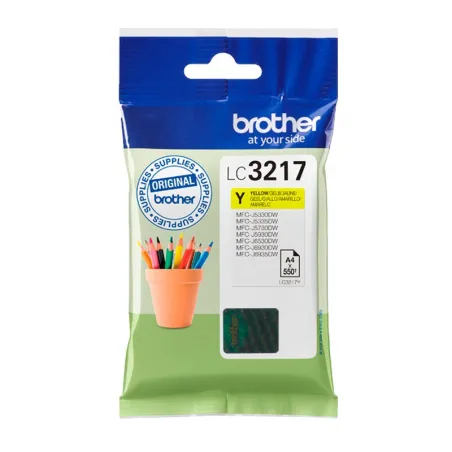 Brother LC 3217 Amarillo Cartucho Original | Ahorro Imprimiendo