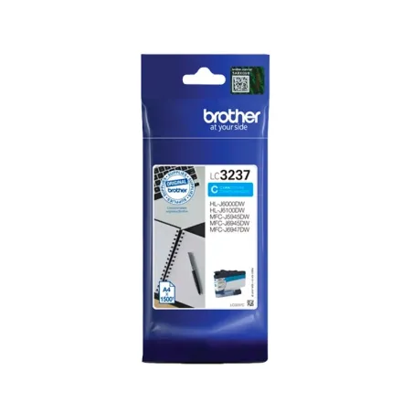 Brother LC 3237 Cyan Pigmentado Cartucho Original | Ahorro Imprimiendo