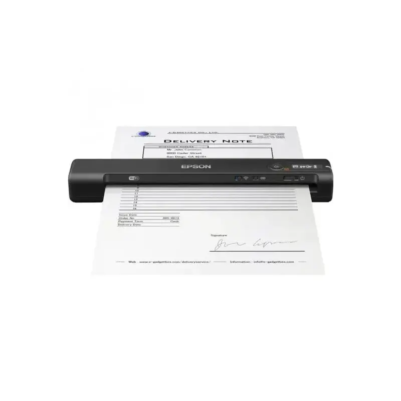 Epson Workforce ES60W Escaner Portatil Inalambrico WiFi - 600dpi - Pantalla LCD - Tecnologia ReadyScan LED