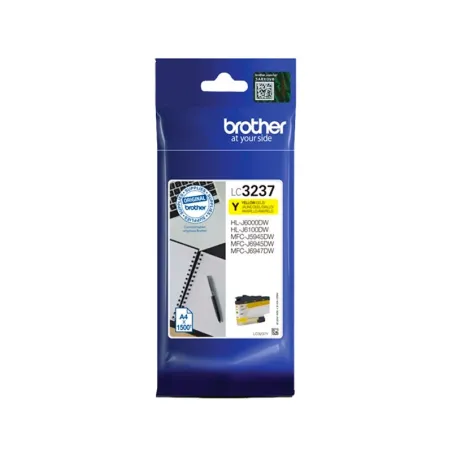 Brother LC 3237 Amarillo Pigmentado Cartucho Original | Ahorro Imprimiendo